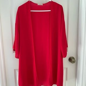 GUG Boutique Red Kimono - Size 2X